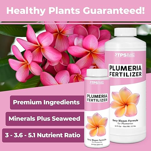 Plumeria Fertilizer – Liquid Plant Food for More Blooms, Healthy Tropical Growth & Stronger Root Development, 8 oz