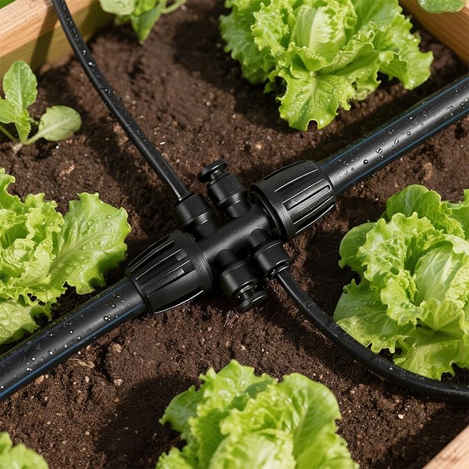RedChili 30 PCS 1/4" End Plugs for Quick Connect 1/4" Drip Irrigation Connectors, Leak-Free End Cap Parts to Seal Unused Push-to-Fit Connectors in Micro Sprinkler Irrigation System