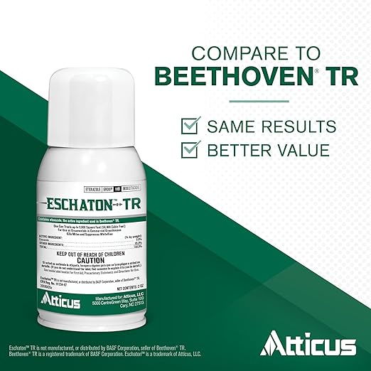 Atticus Eschaton TR Greenhouse Fogger (2oz Can) - (Compare to Beethoven) - Total Release Etoxazole Insecticide/Miticide - Kills Mites and Suppresses Whiteflies (Pack of 3)