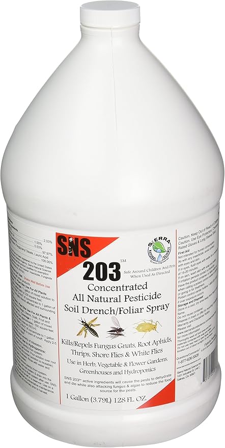 Sierra Natural Science - SNS-203 Pesticide Concentrate - 1 Gallon