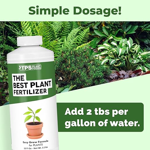 The Best Plant Fertilizer – Liquid Plant Food for Lush Growth, Stronger Roots & Vibrant Plant Health, 32 oz
