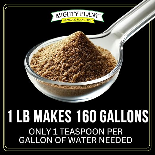 Organic Probiotic Plant Food – Fast-Acting with Microbes & Amino Acids 8-2-6 + 3% Calcium for All Garden Types Organo Grow | Boost Growth & Health (1, Pounds)
