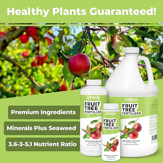 Fruit Tree Fertilizer – Liquid Plant Food for All Fruit Trees, Supports Heavy Blossoms, Bigger Harvests & Healthy Growth, 8 oz