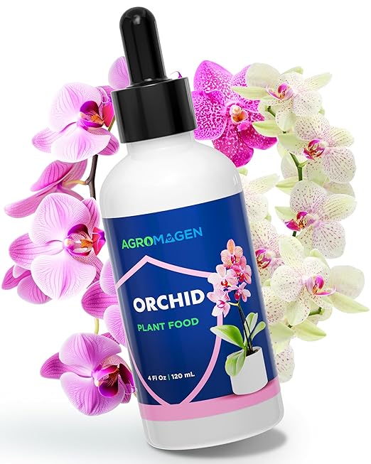 AgroMagen Plant Food with Essential Nutrients & Chelated Micronutrients, Liquid Fertilizer (4 fl.oz.) (Orchid)