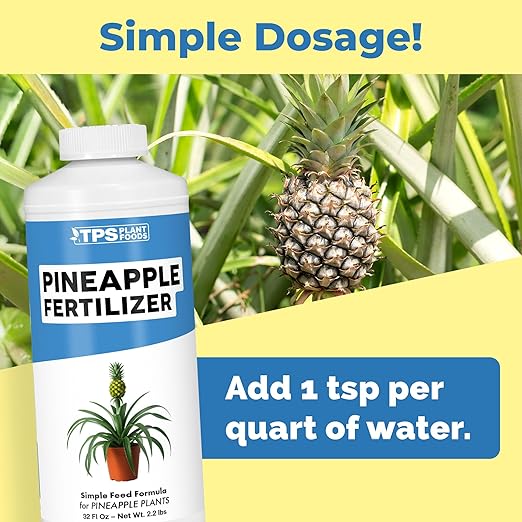Pineapple Fertilizer – Liquid Plant Food for Bigger Fruit, Stronger Root Development & Healthy Tropical Growth, 32 oz