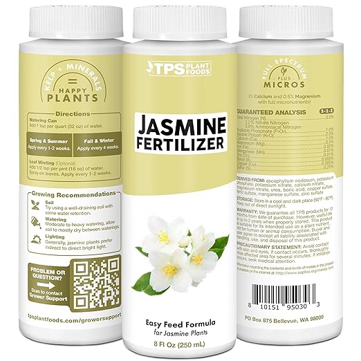 Jasmine Fertilizer – Liquid Plant Food for More Blooms & Healthy New Growth, 32 oz