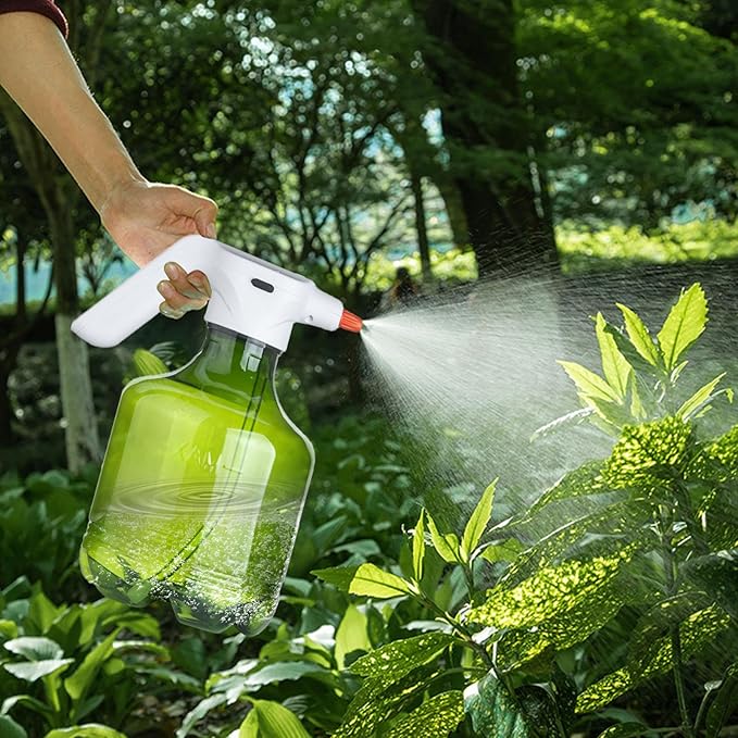 Spray Bottles Mist Sprayer – Electric Mist Sprayer, Transparent Cleaning Tool | USB Rechargeable Container, 3L Multifunction Bottle for Gardening Tasks, Plant Watering, Home Cleaning, Outdoor Use