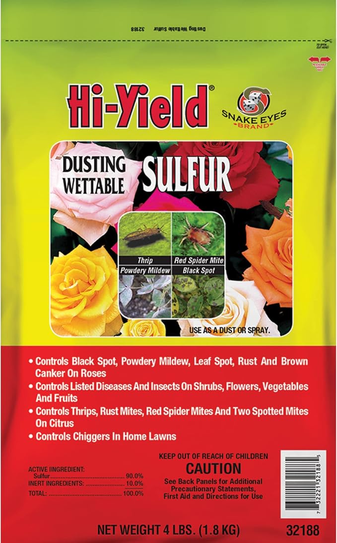 Hi-Yield (32188) Dusting Wettable Sulfur (4 lb.)