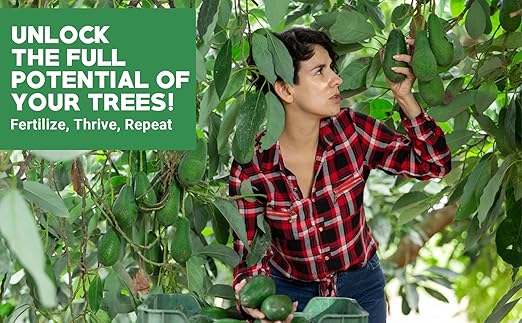 Gardenwise 6-4-6 Avocado and Citrus Tree Professional Fertilizer Plant Food for Outdoor/Indoor Gardening; Quick-Release Nitrogen Fertilizer; Orange, Lime, Avocado and Lemon Tree Fertilizer (5 QUARTS)