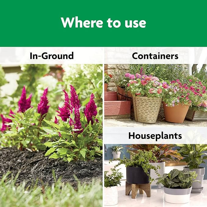 Miracle-Gro Shake 'N Feed All Purpose Plant Food - Outdoor and Indoor Plant Food for In-Ground and Containers, Feeds for up to 3 Months, 1 lb.