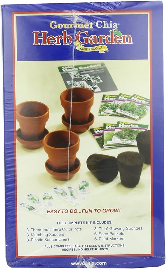 Chia Gourmet Herb Garden - Indoor Garden & Planter, Mixed