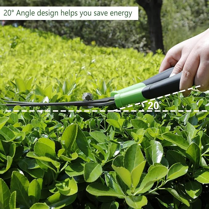 GARDENWORK Hedge Shears Clippers for Trimmer,Garden Clippers Handheld,Boxwood,Shrubs, Bush Cutters Trimmer with Teflon Coating High Carbon Steel Blades,16"Gardening Shears with Comfort Grip Handles