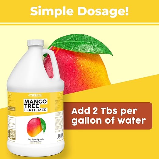 Mango Tree Fertilizer – Liquid Plant Food for More Fruit, Stronger Blossoms & Healthy Tree Growth, 1 Gallon