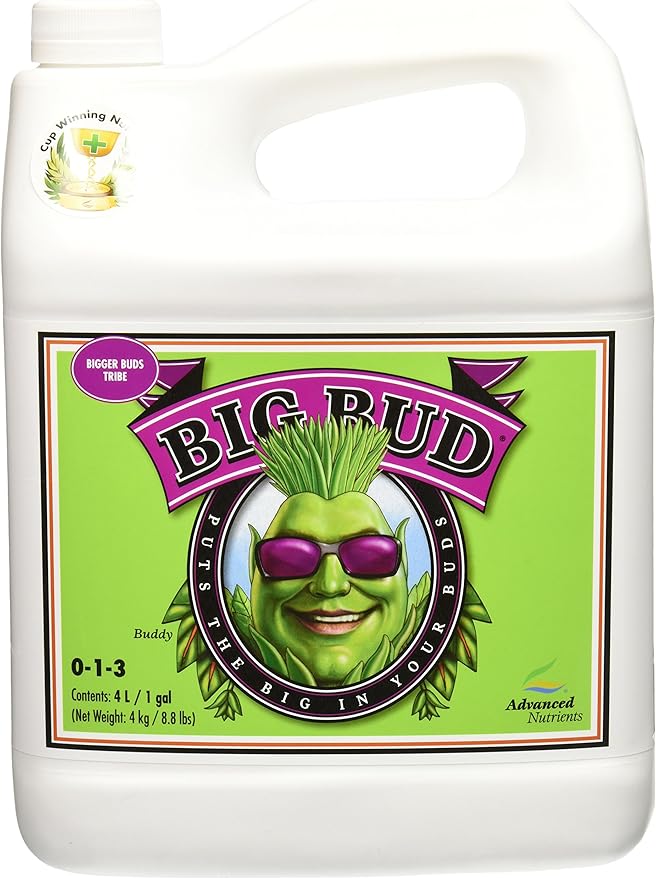 Advanced Nutrients GL525050-15 Big Bud Liquid Fertilizer, 4 Liter, Brown/A