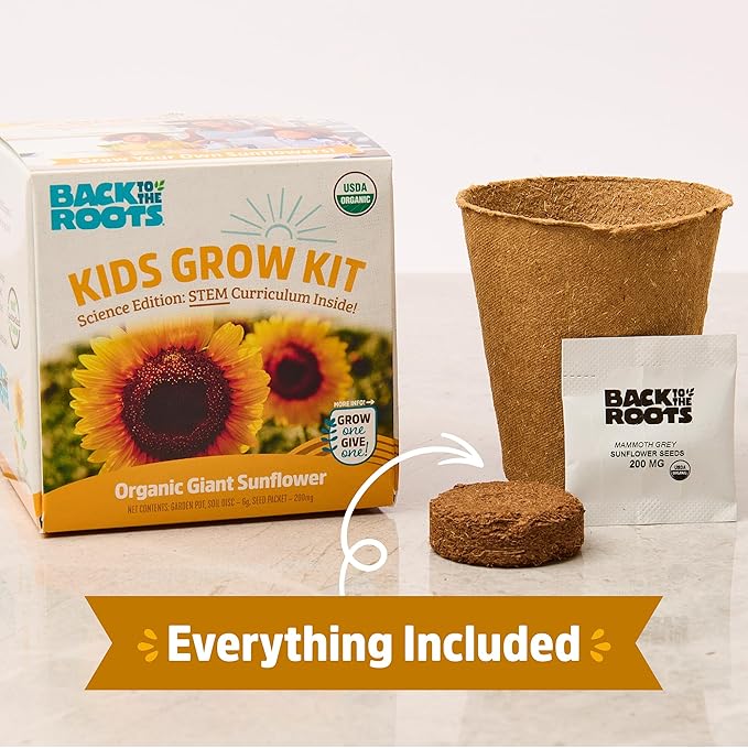 Back to The Roots Kids Science Grow Kit 2ct - Watermelon and Sunflower