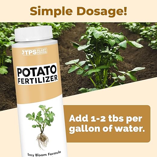 Potato Fertilizer – Liquid Plant Food for Bigger Tubers, Stronger Roots & Vigorous Plant Growth, 8 oz