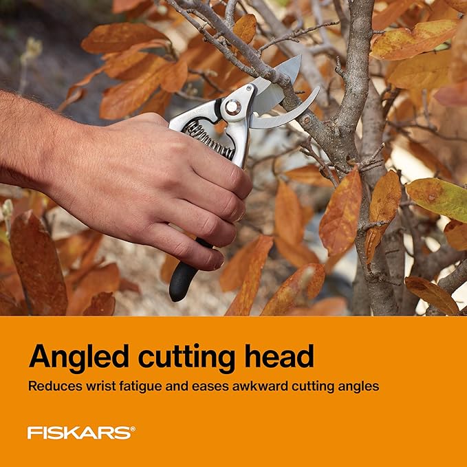 Fiskars Deluxe Forged Bypass Pruner, Durable and Sharp Steel Blade