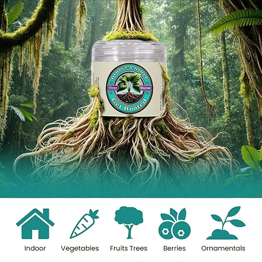 Liqui-Dirt Rooting Hormone Powder - All-Natural Root Stimulator for Faster Root Growth - Plant Starter Nutrients - 1.25 Ounce Tub - Organic & Chemical-Free