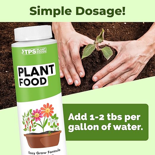 Plant Food – Liquid Fertilizer for All Plants, Lush Growth & Strong Roots, 8 oz