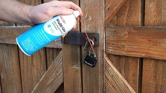DuPont Multi-Use Lubricant Aerosol Spray with Corrosion Protection – Long-Lasting Wet-Style Formula for General Purpose Applications, Highly Water Resistant, 11 oz Can