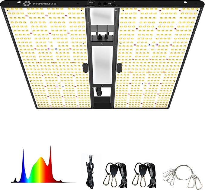 FARMLITE Grow Light for Indoor Plants Grow Light Full Spectrum Led Grow Lights Growing Lamp Daisy Chain Dimmable (300Watts)