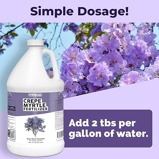 Crepe Myrtle Fertilizer – Liquid Plant Food for More Blooms, Vibrant Color Healthy Growth, 1 Gallon