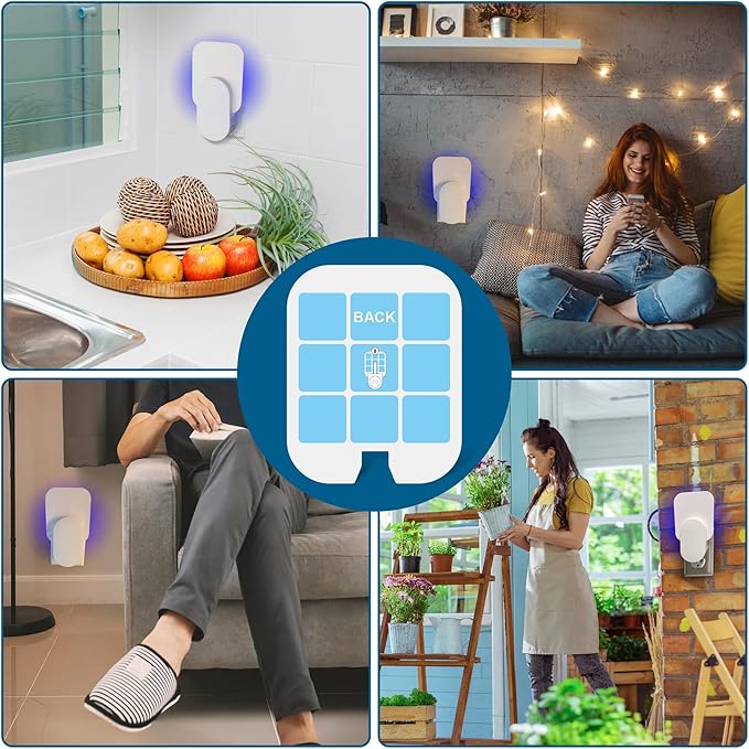 48 Pack Fly Traps Refills Glue Boards Compatible with Safer Home