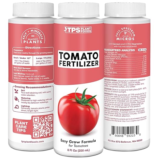 Tomato Fertilizer – Liquid Plant Food for More Tomatoes, Better Flavor & Stronger Plants, 32 oz