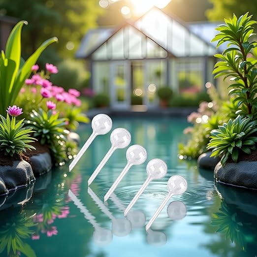 4 Pcs Clear Automatic Watering Device Globes Vacation Houseplant Pot Waterer Flower Water Watering Plant Container Accessories