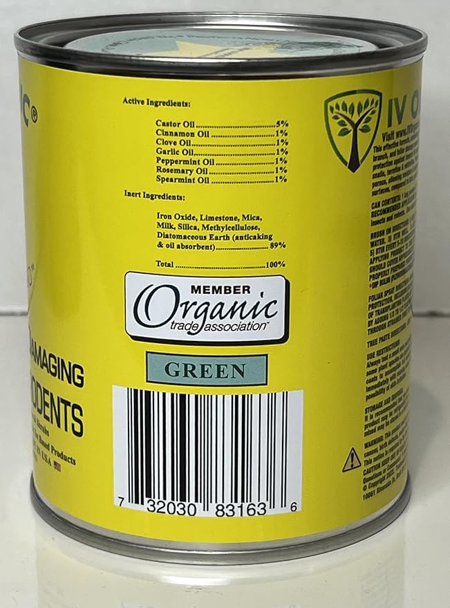 IV Organic 3-in-1 Plant Guard, 1 Pint (Green)