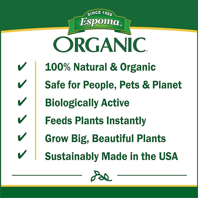 Espoma Organic Violet! 8-Ounce Concentrated Plant Food – Plant Fertilizer and Bloom Booster for All Violets and Indoor Flowering Plants. Promotes Vigorous Growth and Blooming.
