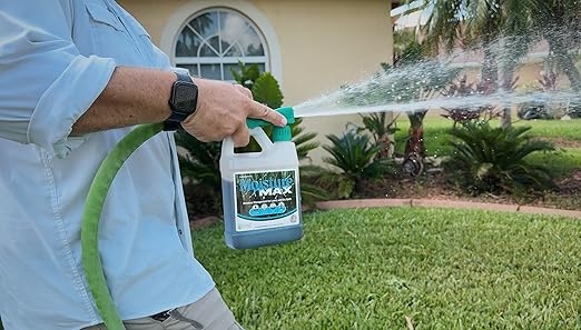 Moisture Max Lawn Moisture Manager – Humectants + Surfactants + 4% Sea Kelp – Improves Water Retention & Root Growth – Yard Mastery Liquid Lawn Treatment 1 Quart 32 Ounces – Covers 5,333 sq ft