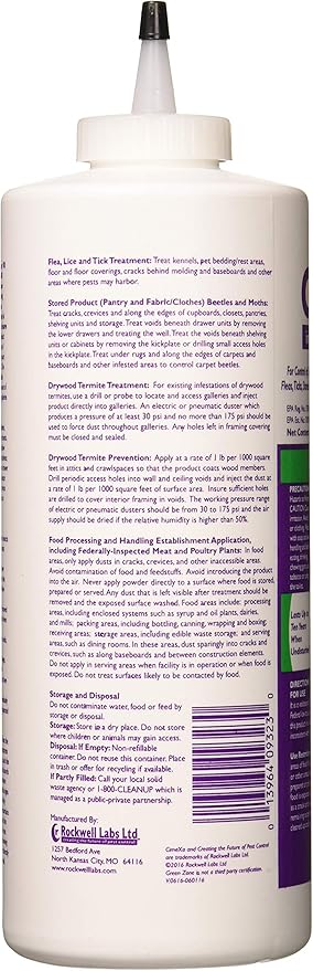 Rockwell Labs - CXID032 - Cimexa Dust - Insecticide - 4 oz