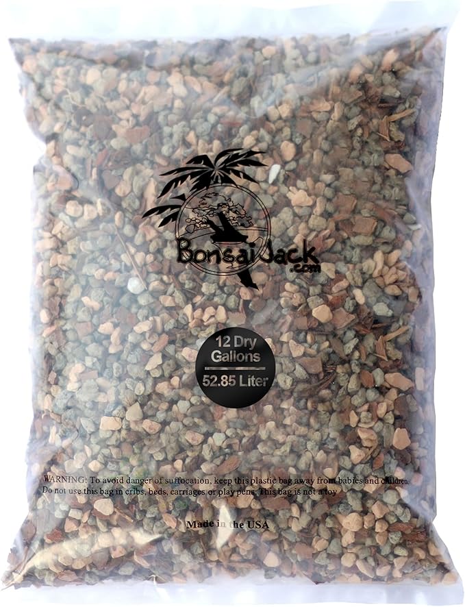 Bonsai Jack Succulent, Cactus and Bonsai Soil - Jacks Gritty Mix - 12 Gallons – Fast Draining – Fight Root Rot – Optimized pH