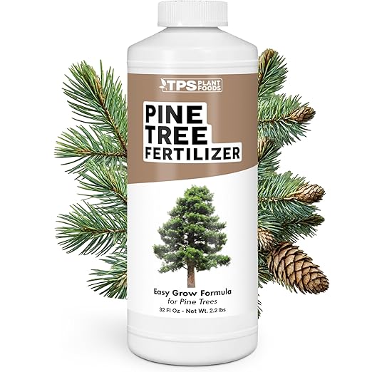 Pine Tree Fertilizer - for Leyland Cypress & Evergreen Tree Care - Pushes Rapid Root Growth for Strong, Wind-Resistant Yard Trees - Liquid Plant Food, 32 oz
