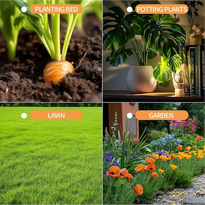 Soil Moisture Meter, Moisture Meter for Plants with Large Screen, Soil Hygrometer and Soil Test Kit with Light, Essential Garden Tools for Indoor Outdoor House Plants, Garden, Lawn Care