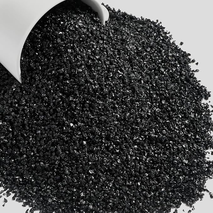 Boniosz 2.4lb Succulents and Cactus Black Sand, Décor & Additive Tiny Stones,DIY Rocks Gravel for Bonsai, Fairy Gardening, Terrarium, Vases Fillers