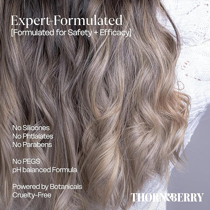 Scalp Serum For Thinning Hair & Density Booster | 3 Key Peptides | Thicker Fuller Hair Thickening Serum With Rosemary Oil, Topical Caffeine, Saw Palmetto, Biotin, Peppermint | Strengthening Treatment