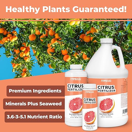 Citrus Fertilizer – Liquid Plant Food for Better Flowering, More Fruit & Stronger Trees, 1 Gallon