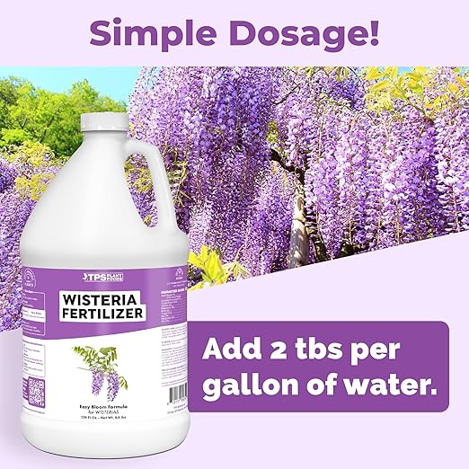 Wisteria Fertilizer – Liquid Plant Food for More Blooms, Stronger Vines & Healthy Root Development, 1 Gallon