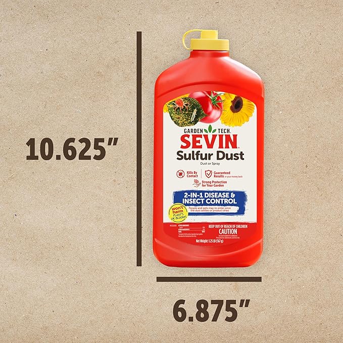 Sevin Sulfur Dust 1.25 LB