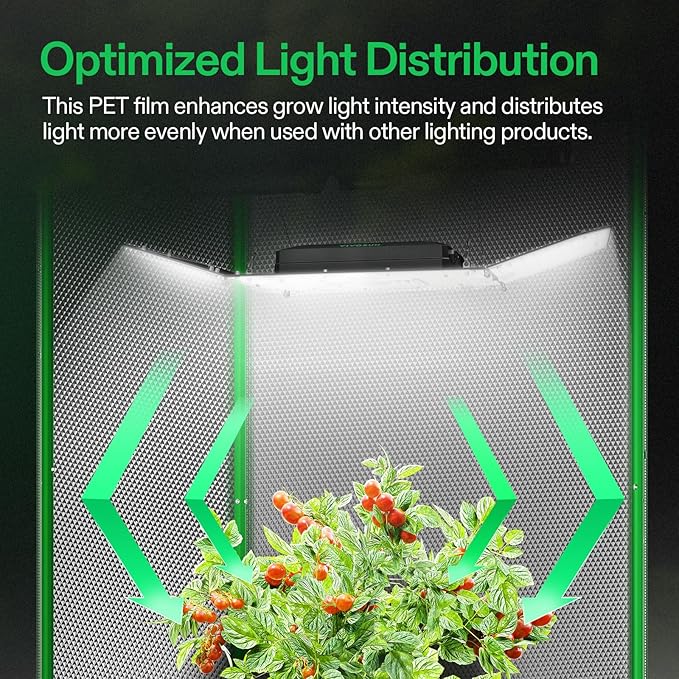 VIVOSUN 6 Mil Mylar Film Roll, 4 ft. x 10 ft. Diamond Film Foil Roll, Heavy-Duty Reflective Film for Grow Tent, Warm House, and Grow Room (10 ft.)
