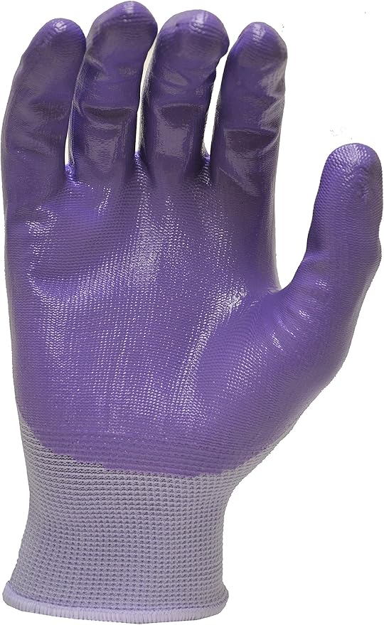 12 PAIRS Women Gardening Gloves with Micro Foam Coating - Garden Gloves Texture Grip - Women’s Work Glove - Working Gloves For Weeding, Digging, Raking and Pruning, Medium