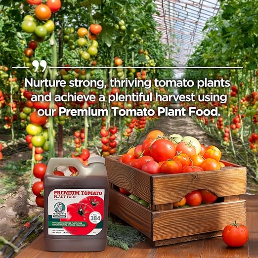 PlantVantage Concentrated Tomato Plant Fertilizer – Liquid Fertilizer with Humic Acid & Zinc, Liquid Tomato Food for Strong Roots, Bigger Blooms & Higher Yields, Easy Root Feed or Foliar Spray – 32 oz