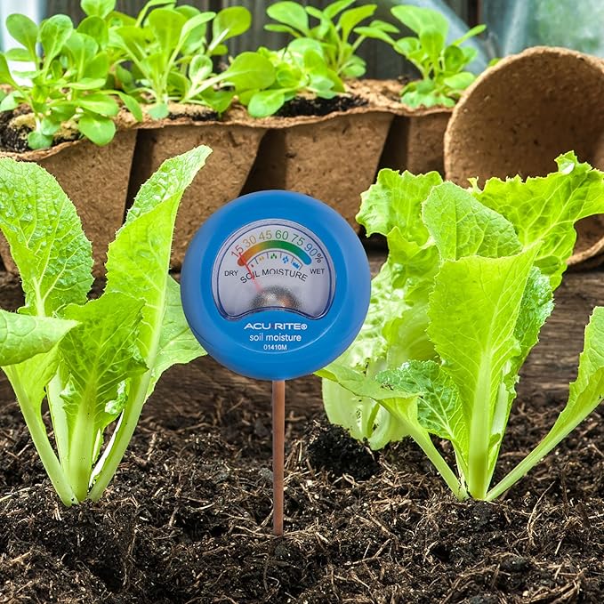 AcuRite 01410M Soil Moisture Meter, Blue