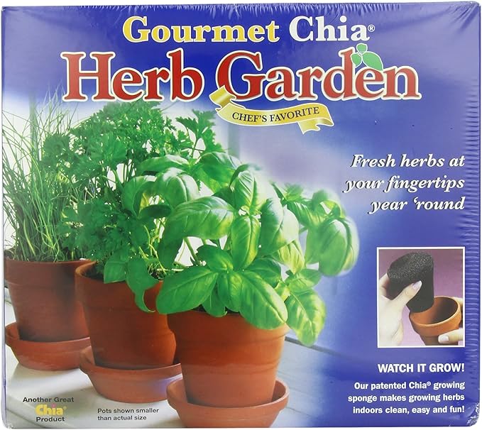 Chia Gourmet Herb Garden - Indoor Garden & Planter, Mixed