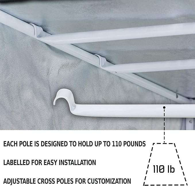 48x48x78 Reflective Indoor Grow Tent 4x4 - Mylar Grow Tent - for Indoor Grow Room - Hydroponics Growing Tent - Grow Tents