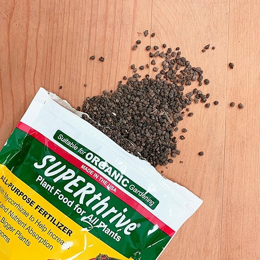 SUPERthrive Organic All-Purpose Plant Food, Solid Granular 4-4-4 (2 Pack)