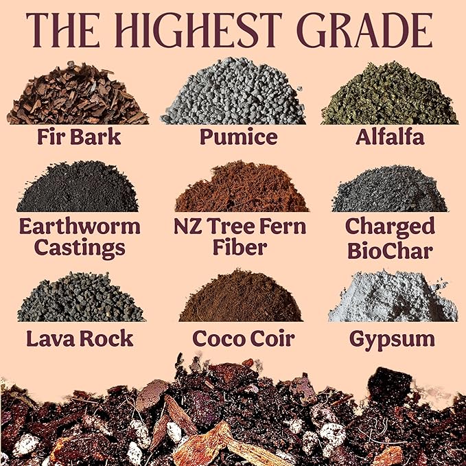 Craft Aroid Potting Mix- Elite Organic Alocasia, Philodendron, Monstera Soil Mix, Chunky, Well Draining Potting Soil for Indoor Plants, All Tropical Plants & Houseplants, Sustainable & Peat Free 4QT