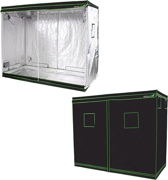 96x48x78 Reflective Indoor Grow Tent 4x8 - Mylar Grow Tent - for Indoor Grow Room - Hydroponics Growing Tent - Grow Tents